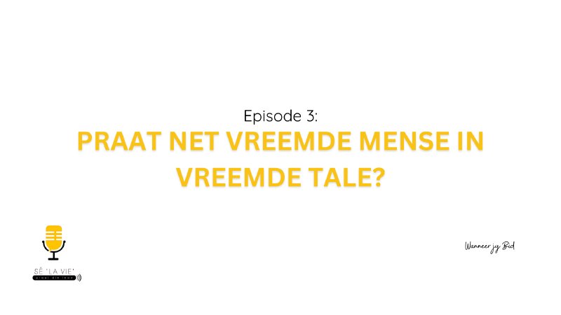 Praat In Tale Sê