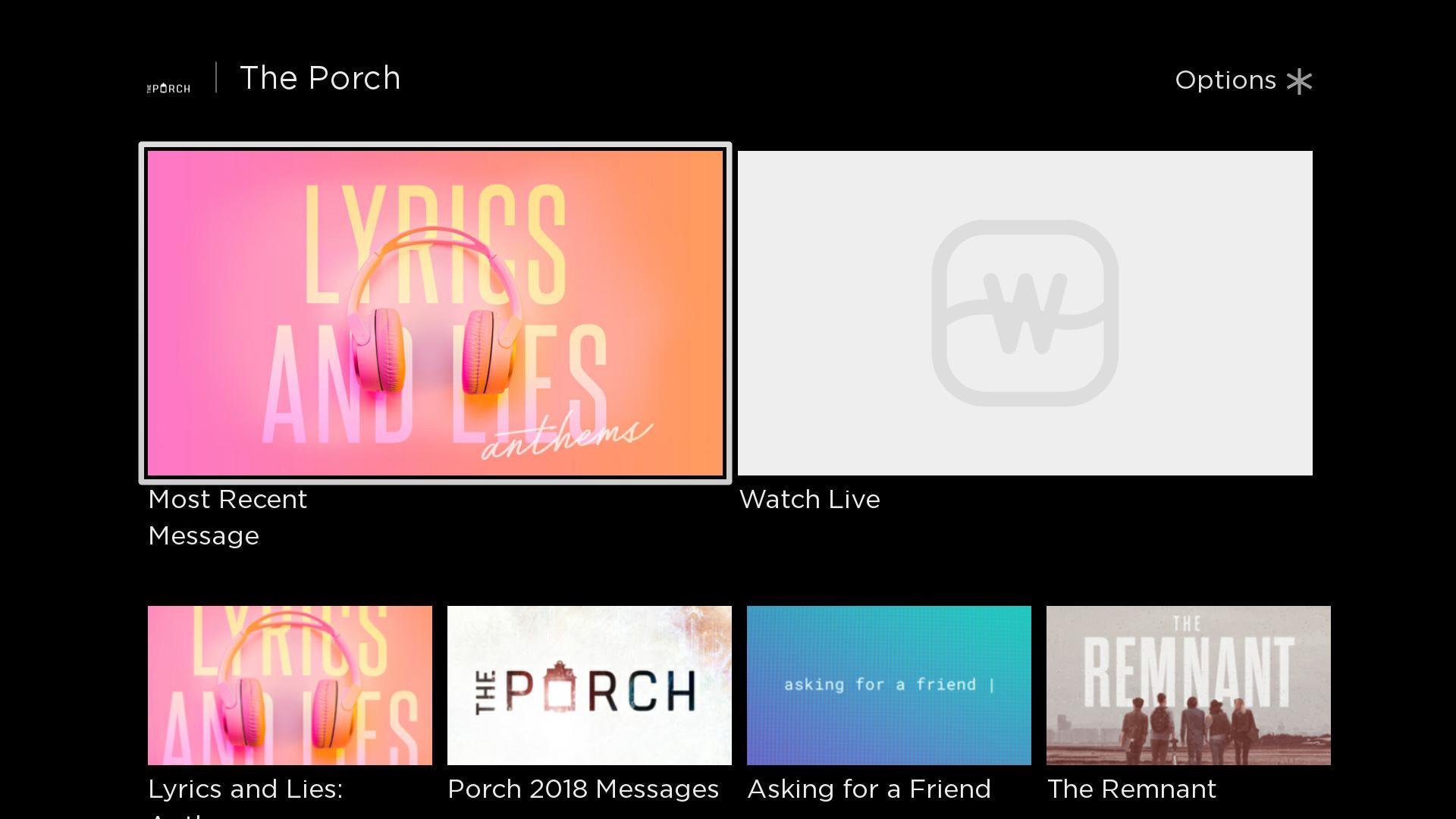 App The Porch