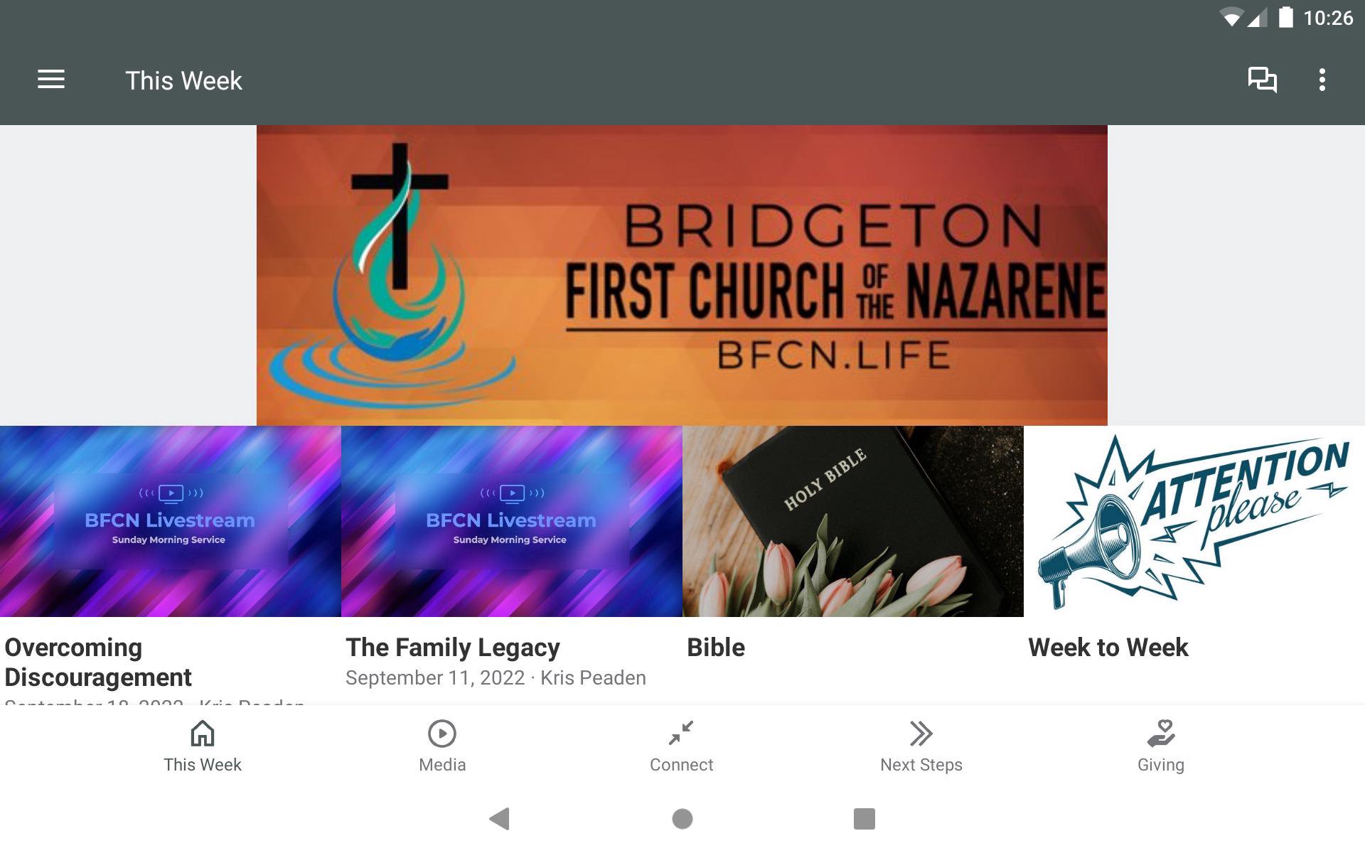 App - Bridgeton First Church of the Nazarene