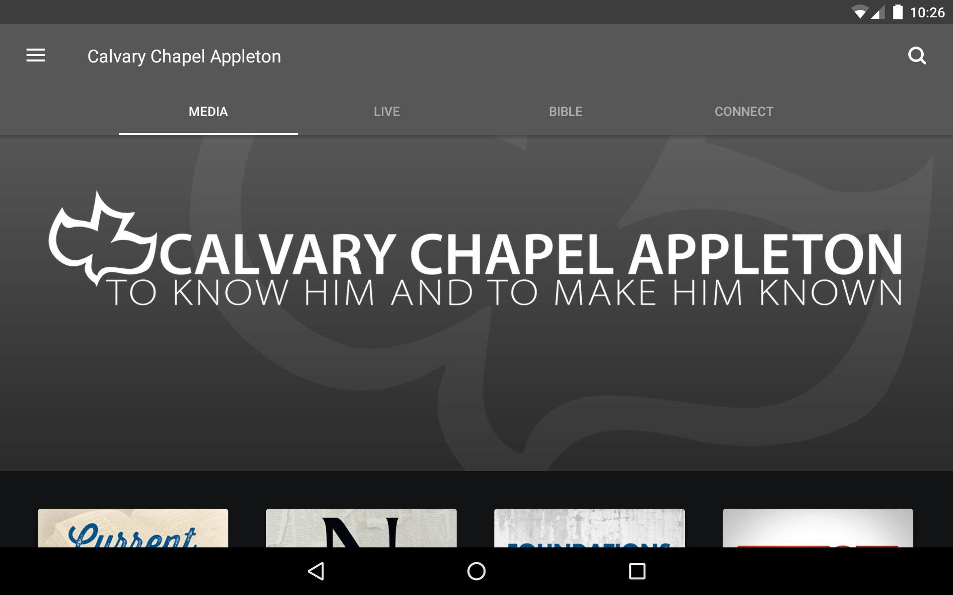 App Calvary Chapel Appleton