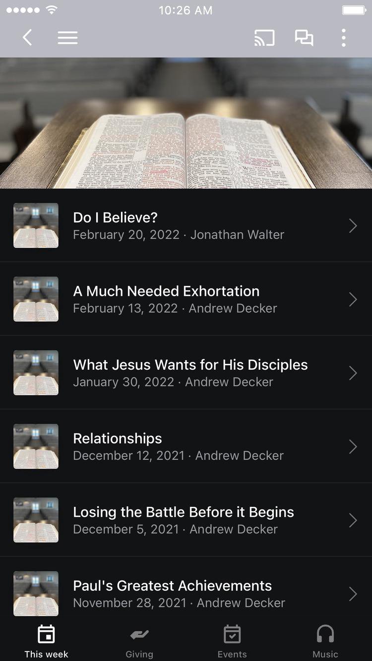 App - Bible Believers Baptist Church