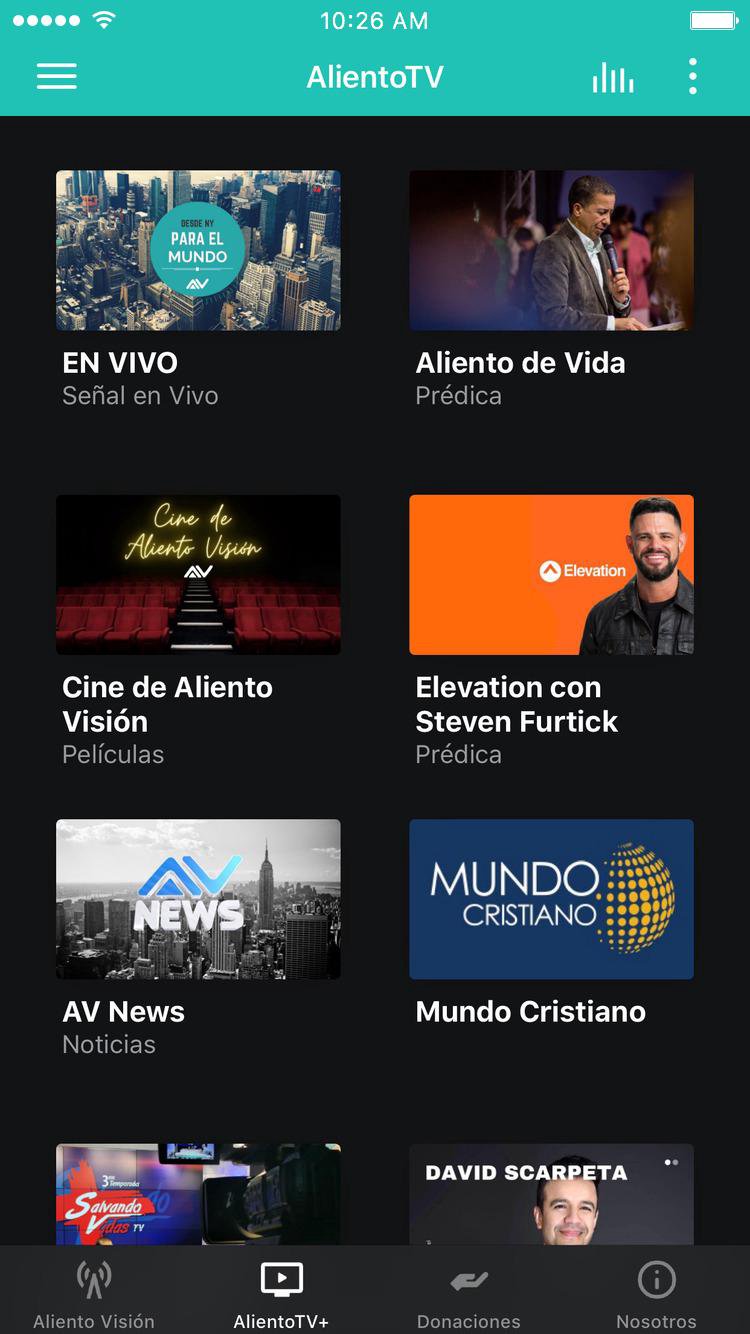 App - Aliento Vision TV Network