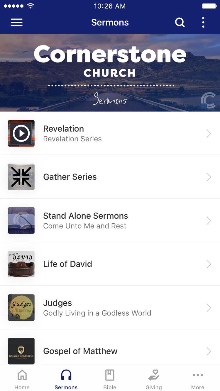 App Cornerstone Church Casper