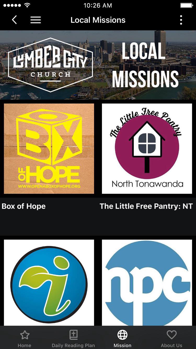 App Lumber City Church