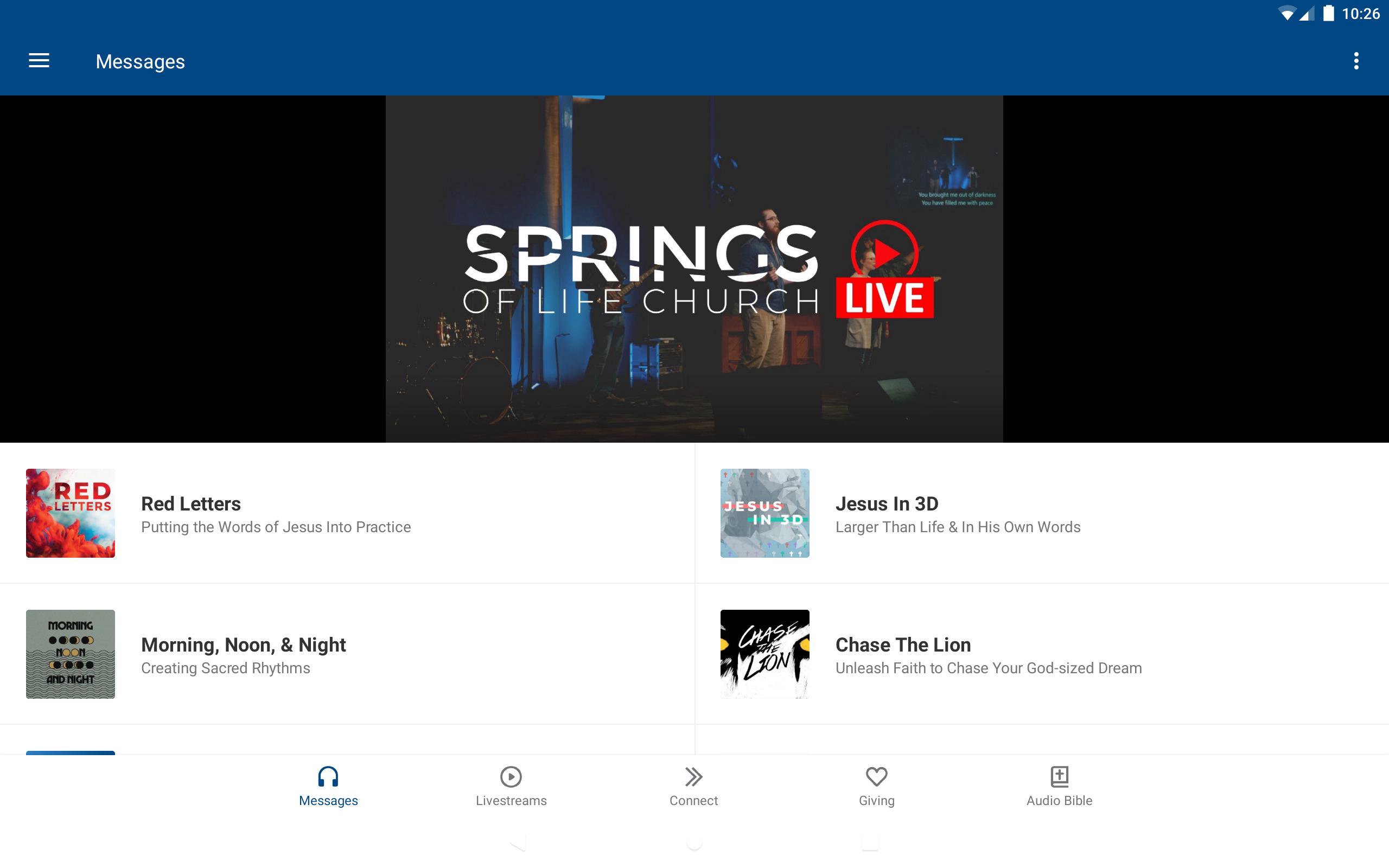 App Springs of Life Church