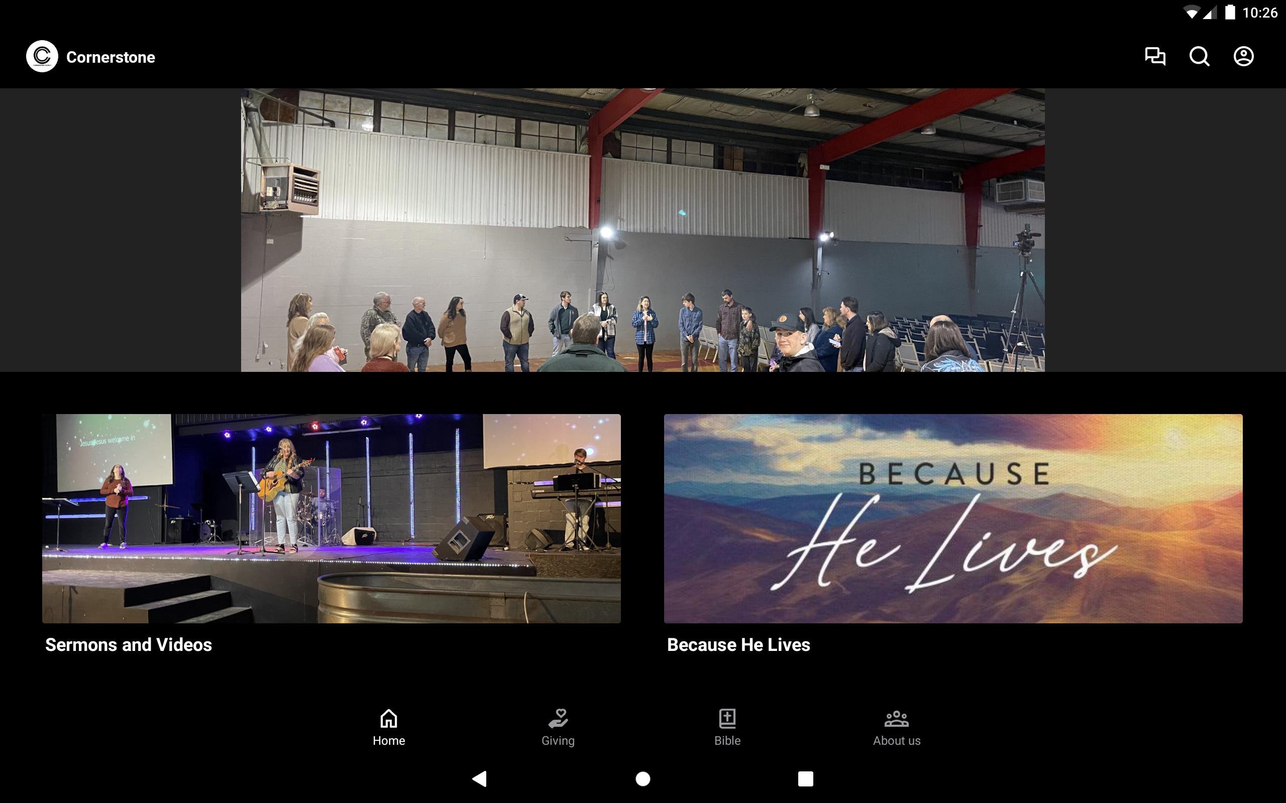 App Cornerstone Church Natchez