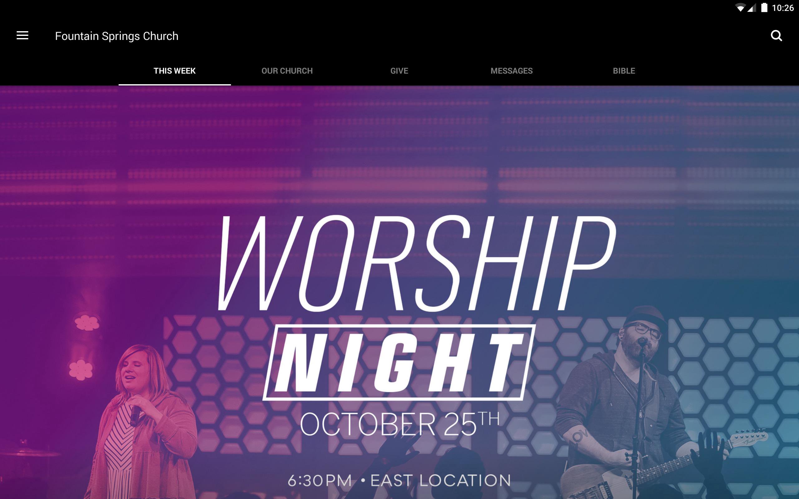 The App Fountain Springs Church