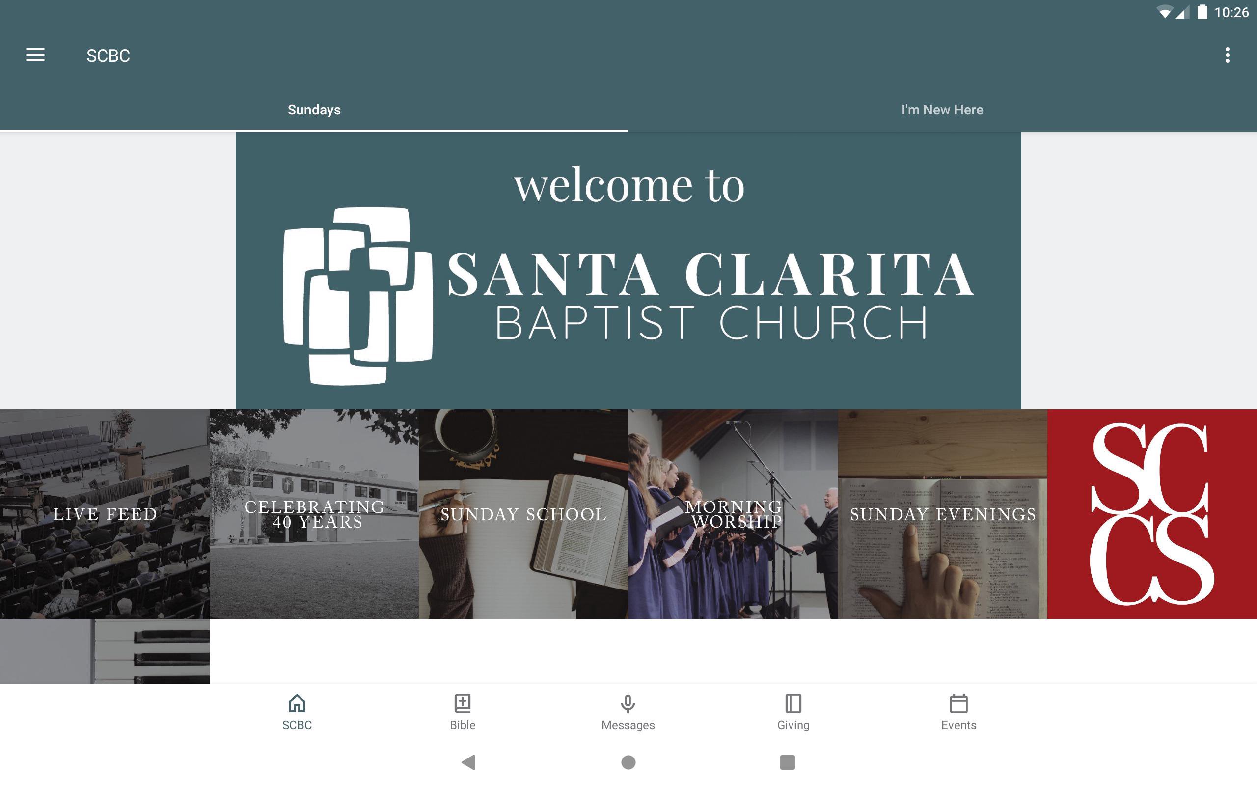 App Santa Clarita Baptist Church