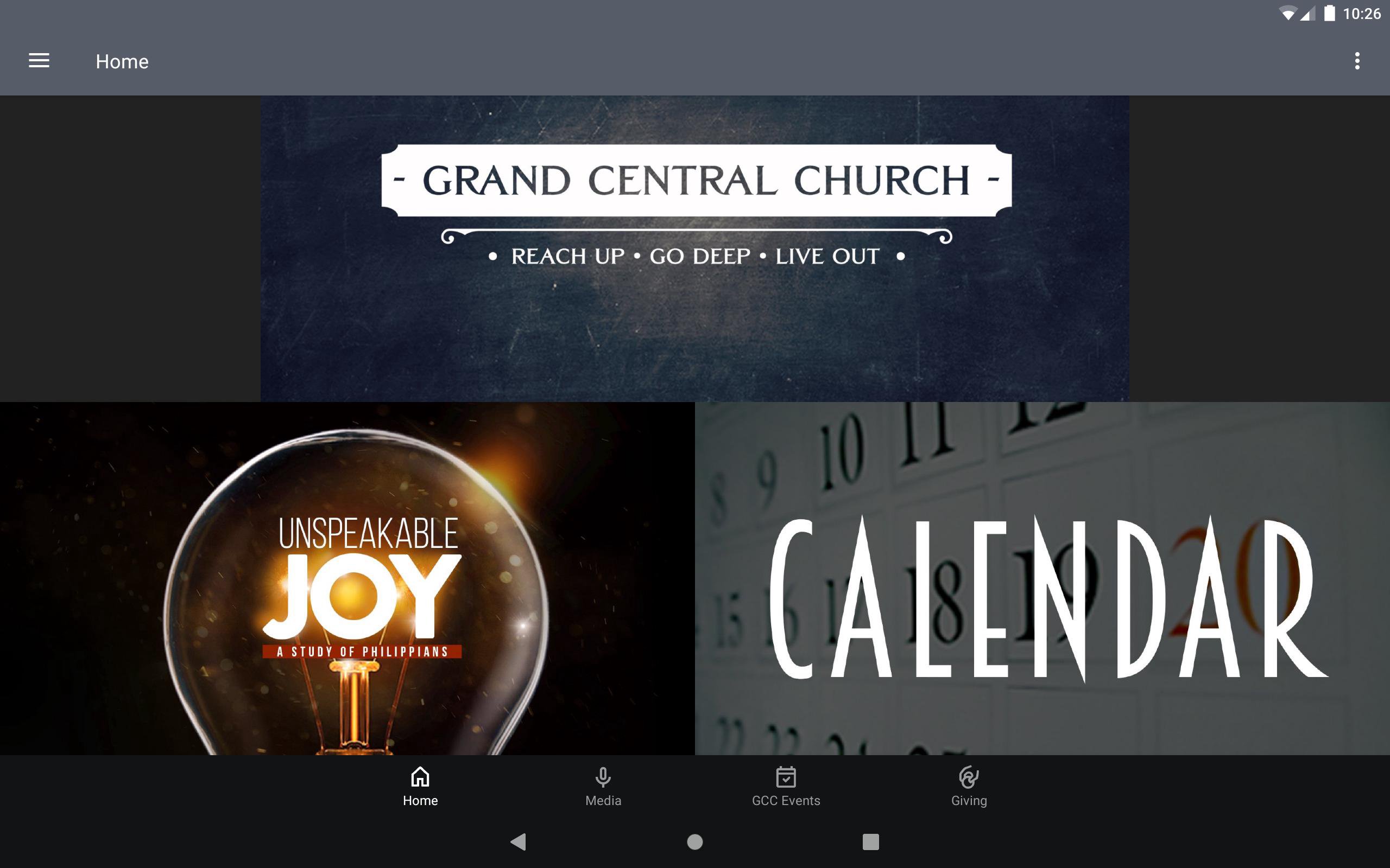 App - Grand Central Church