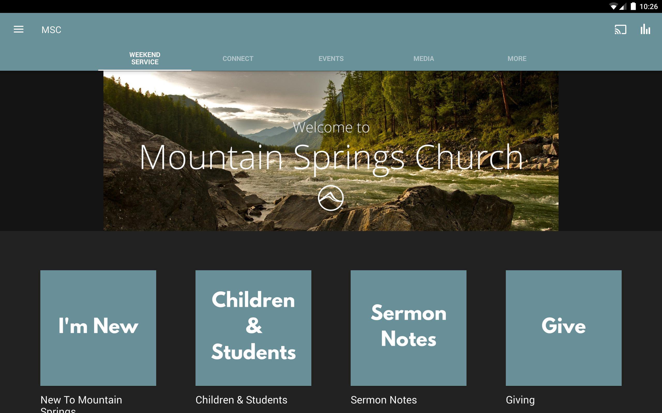 App Mountain Springs Church