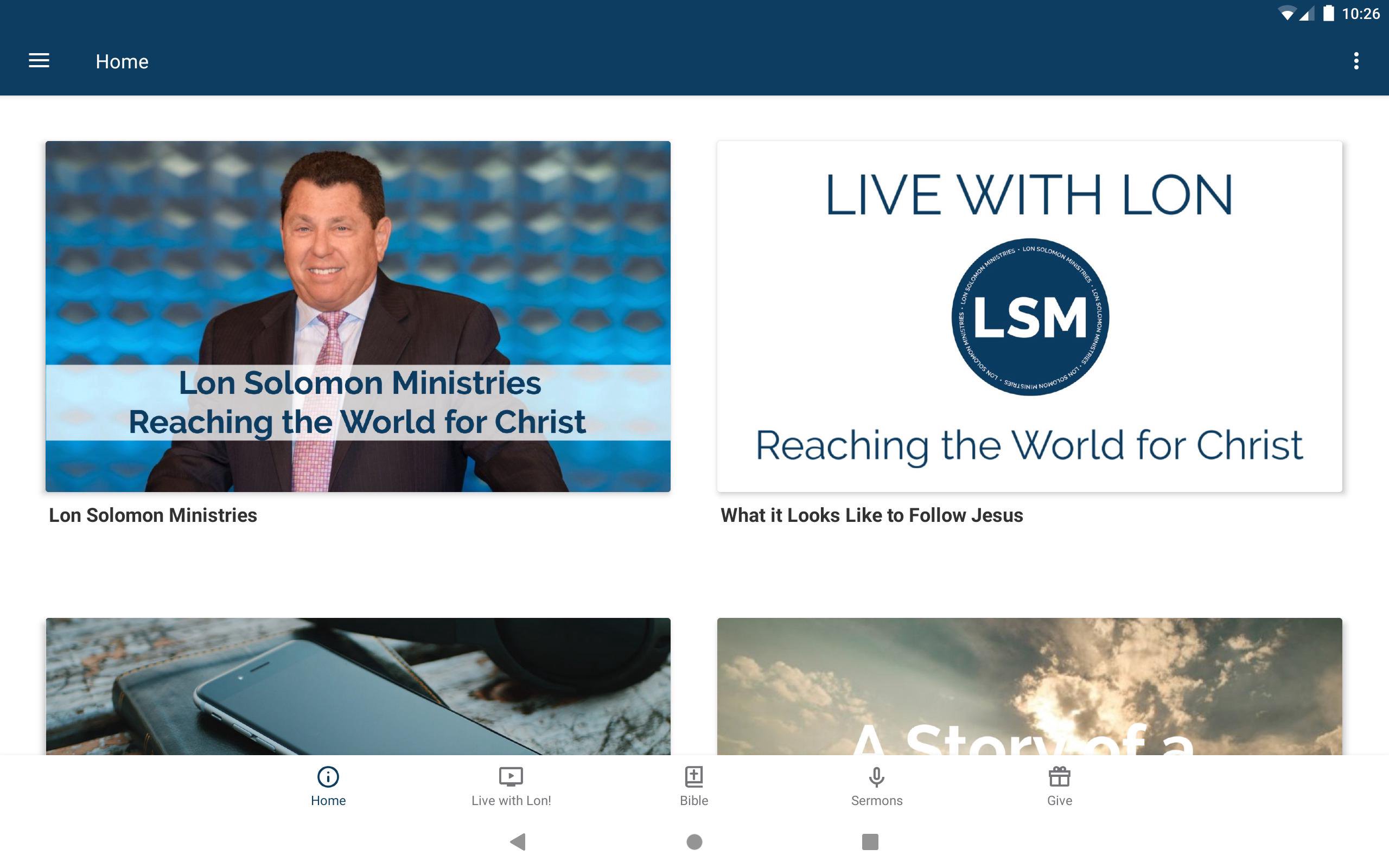 App - Lon Solomon Ministries