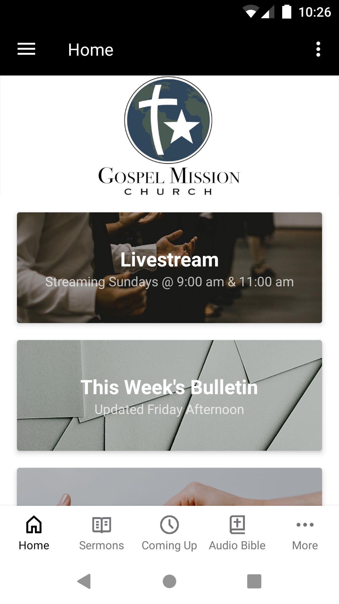 App - Gospel Mission Church