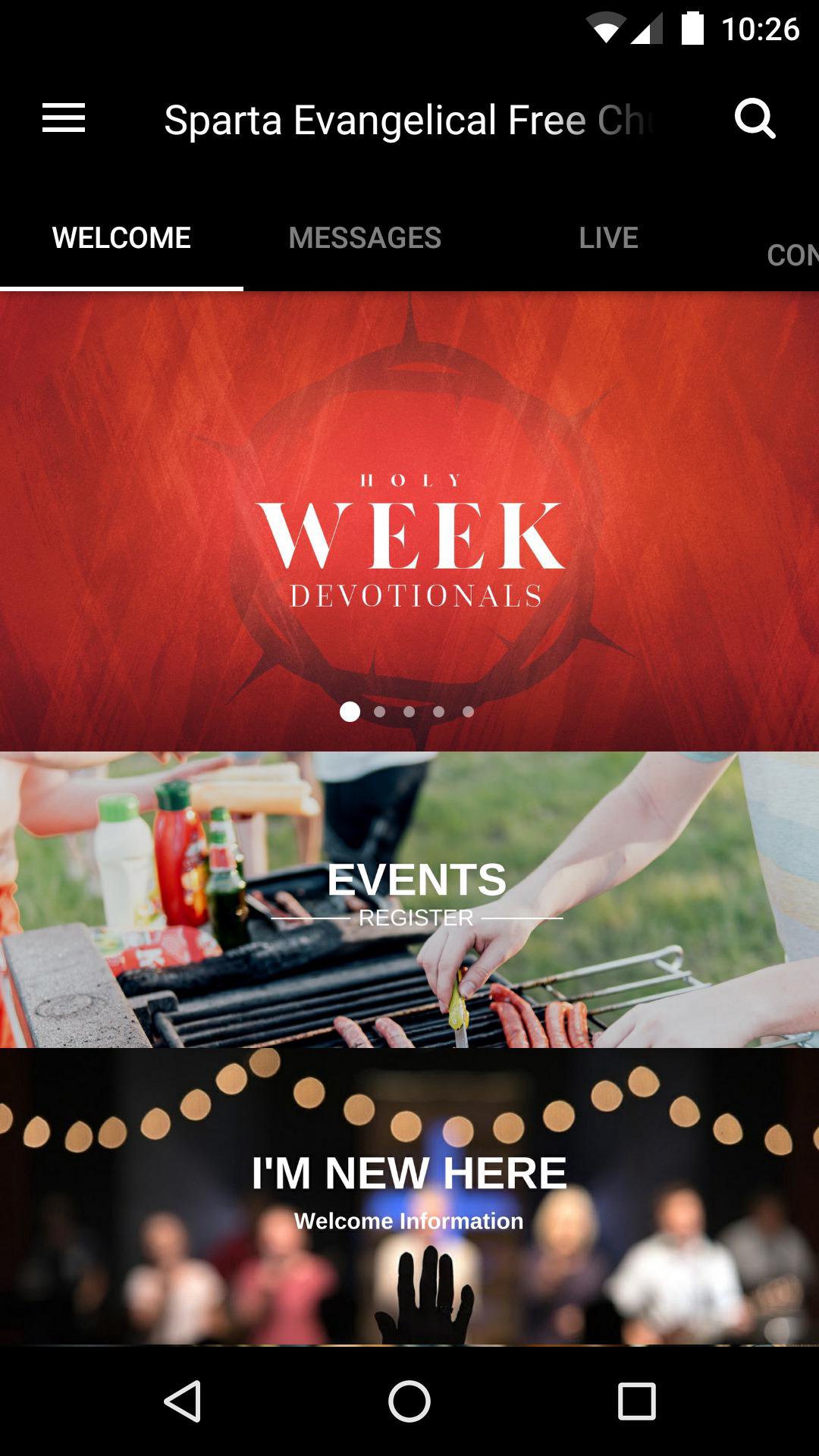 App Sparta Evangelical Free Church