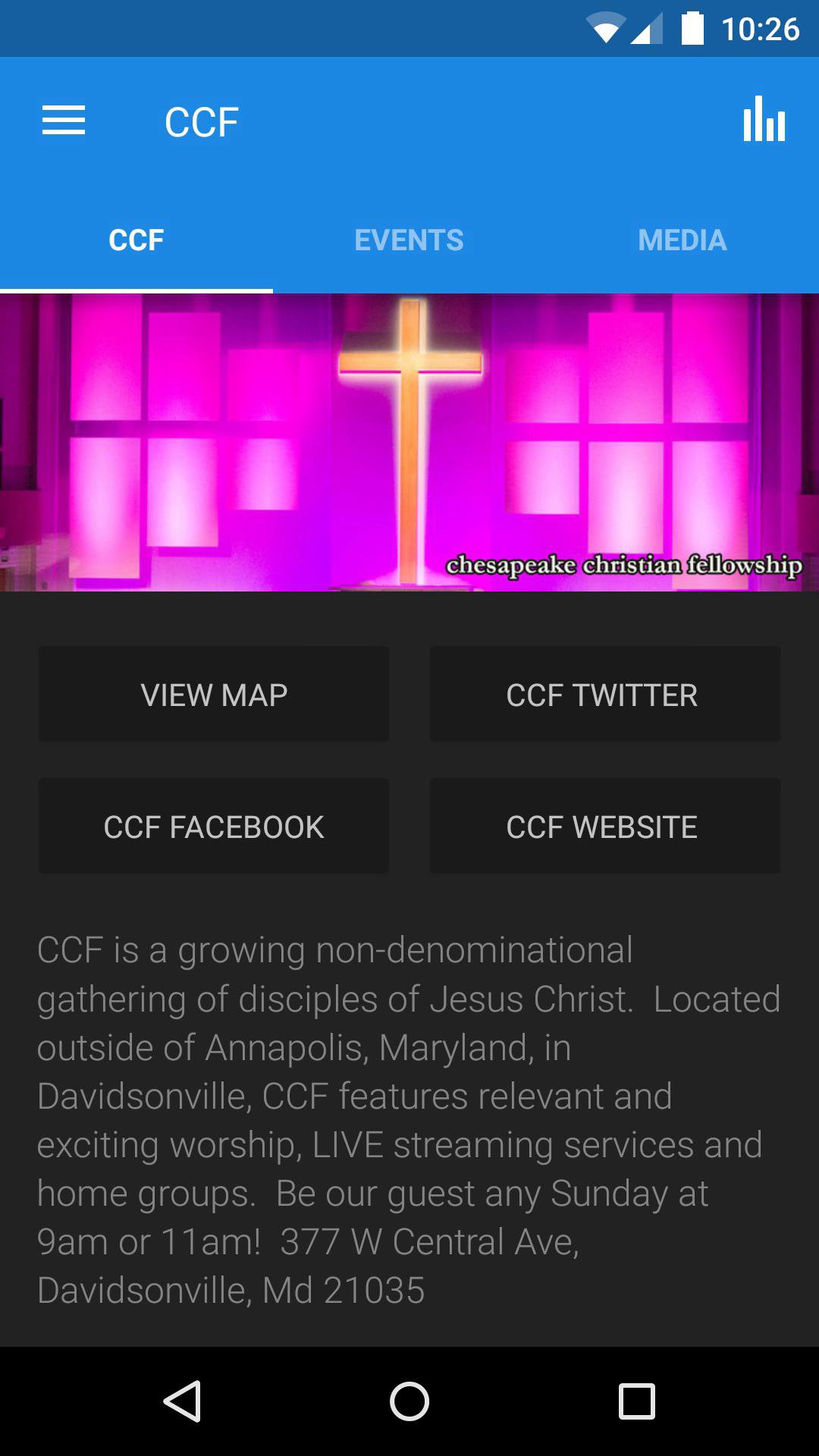 App - CCF LIVE