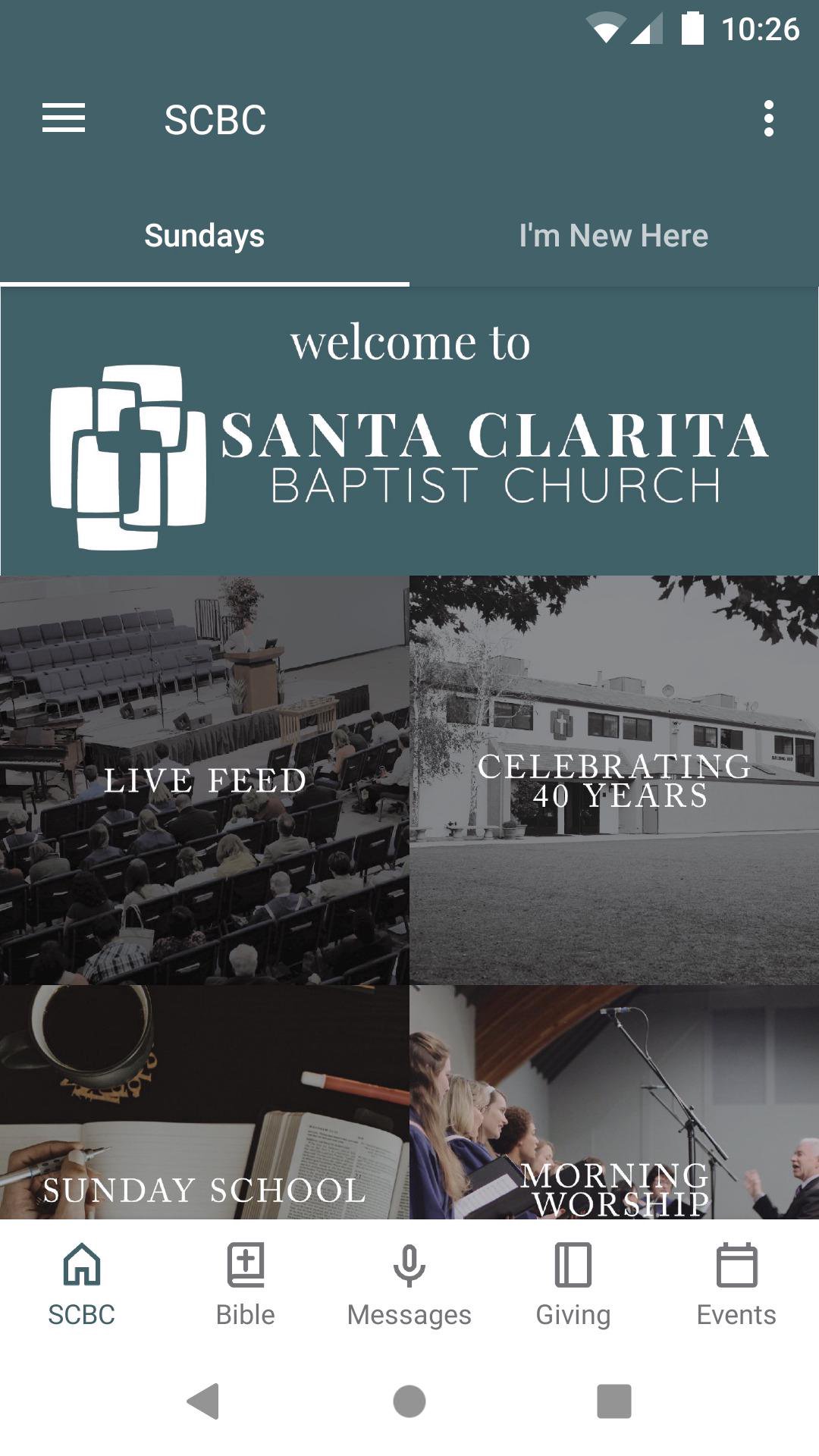 App Santa Clarita Baptist Church