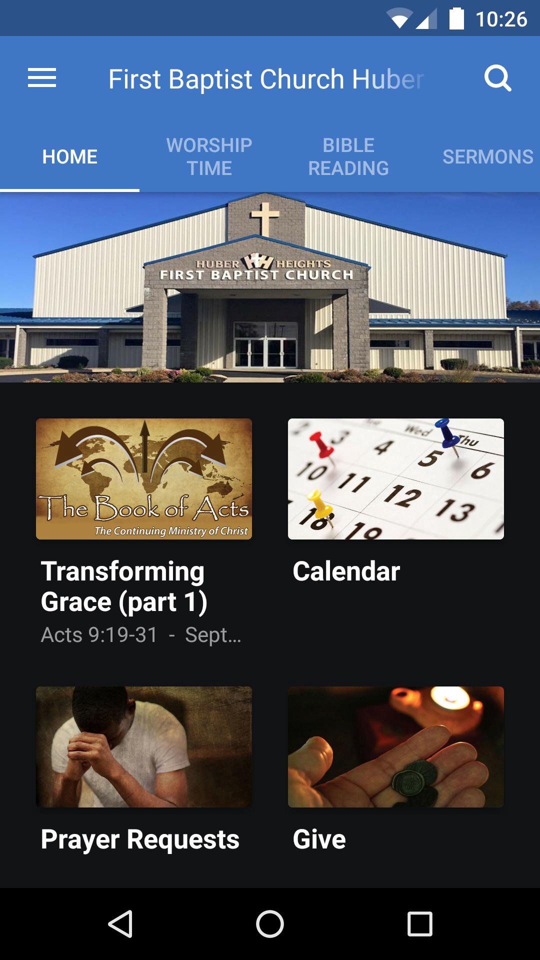 App - Huber Heights First Baptist Church