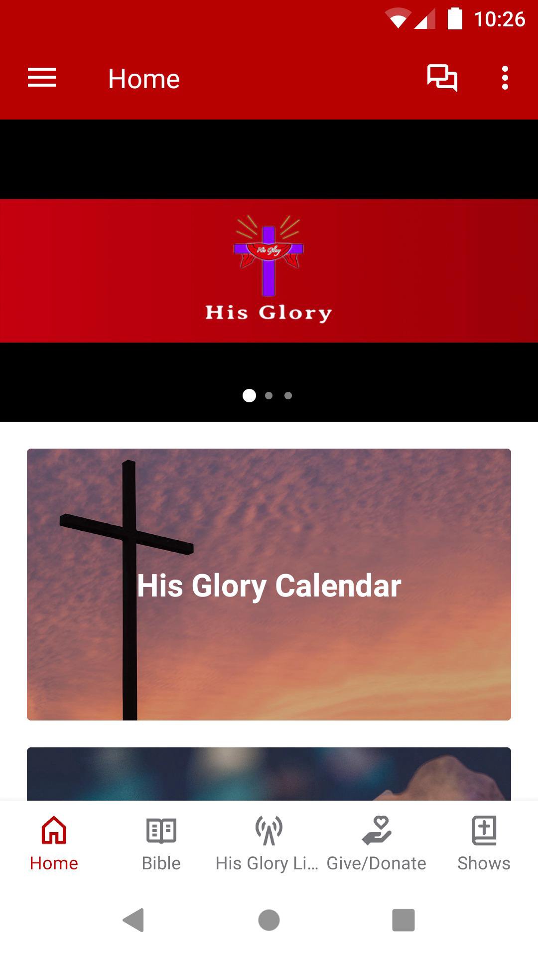 App - His Glory