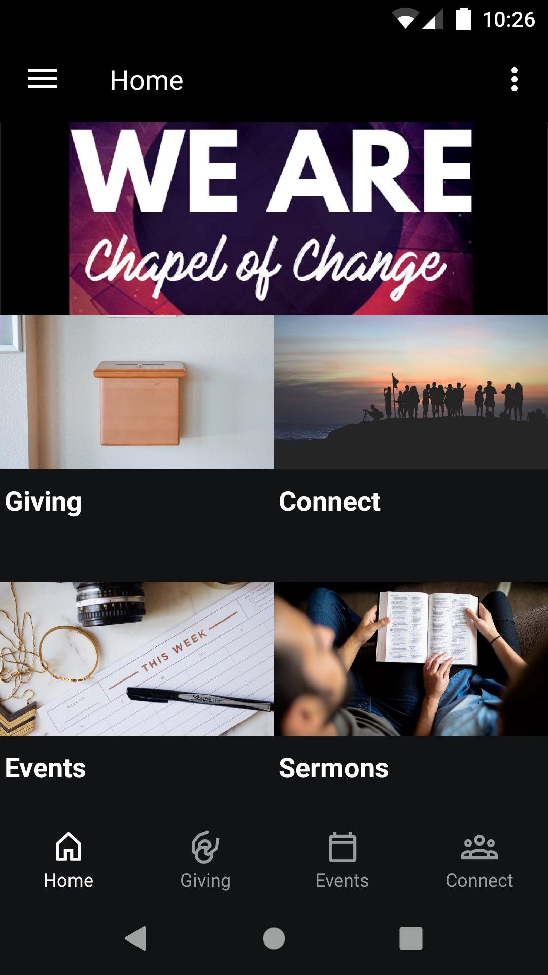 App - Chapel of Change