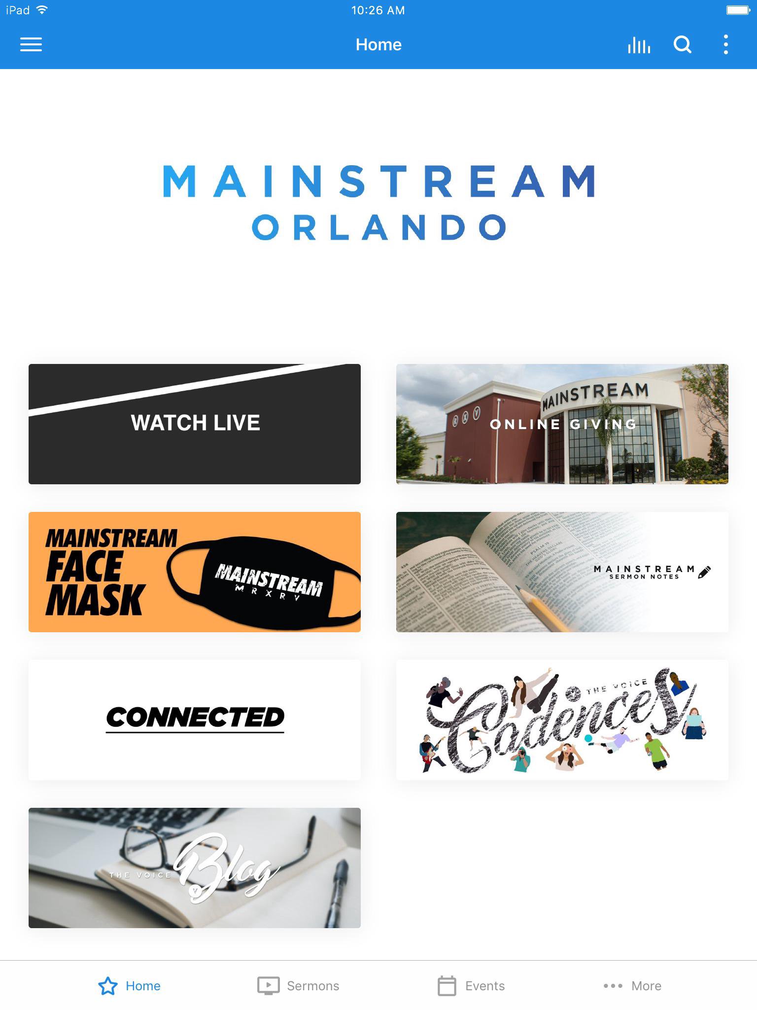 App Mainstream Orlando