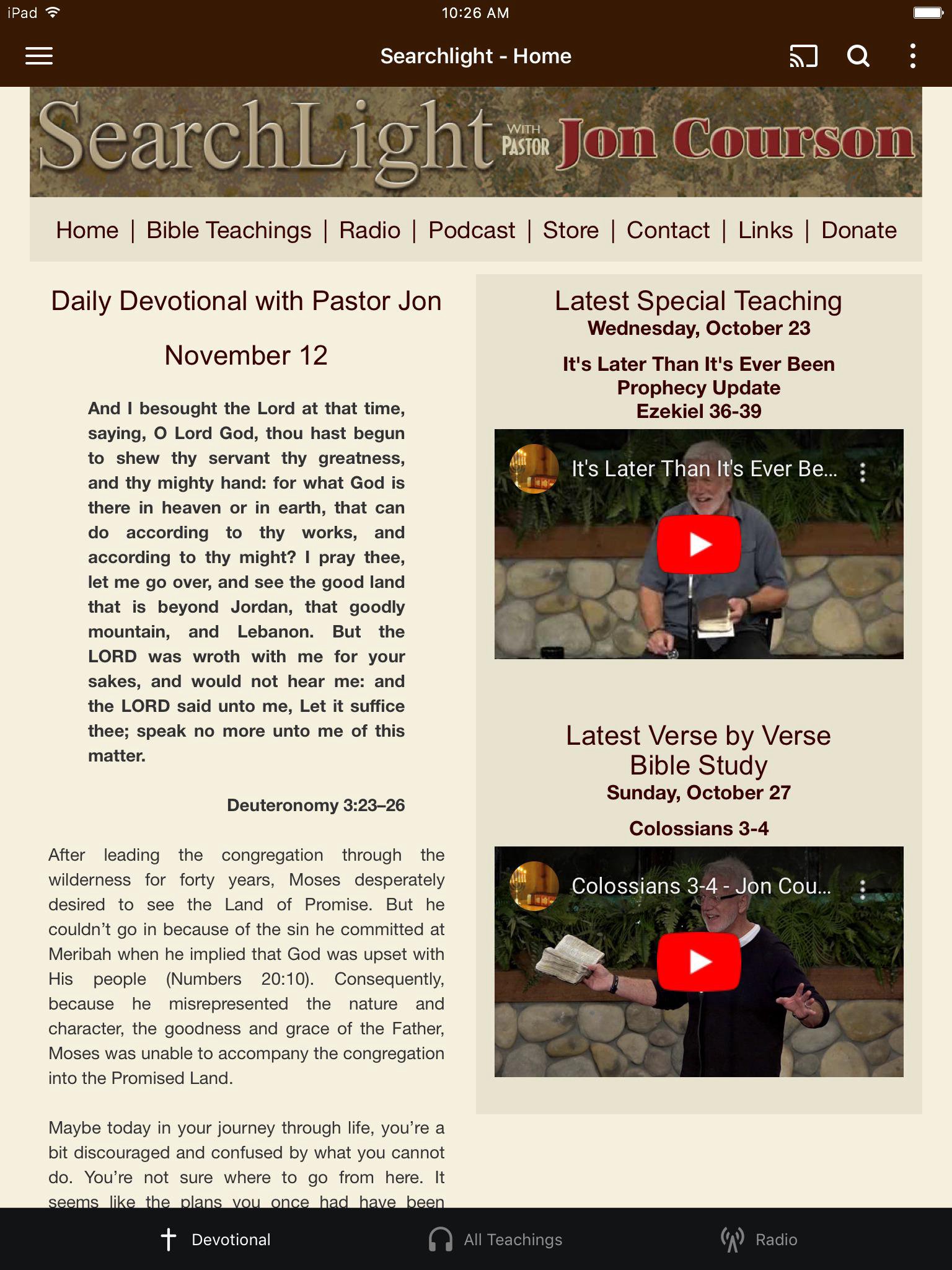 App Searchlight with Jon Courson