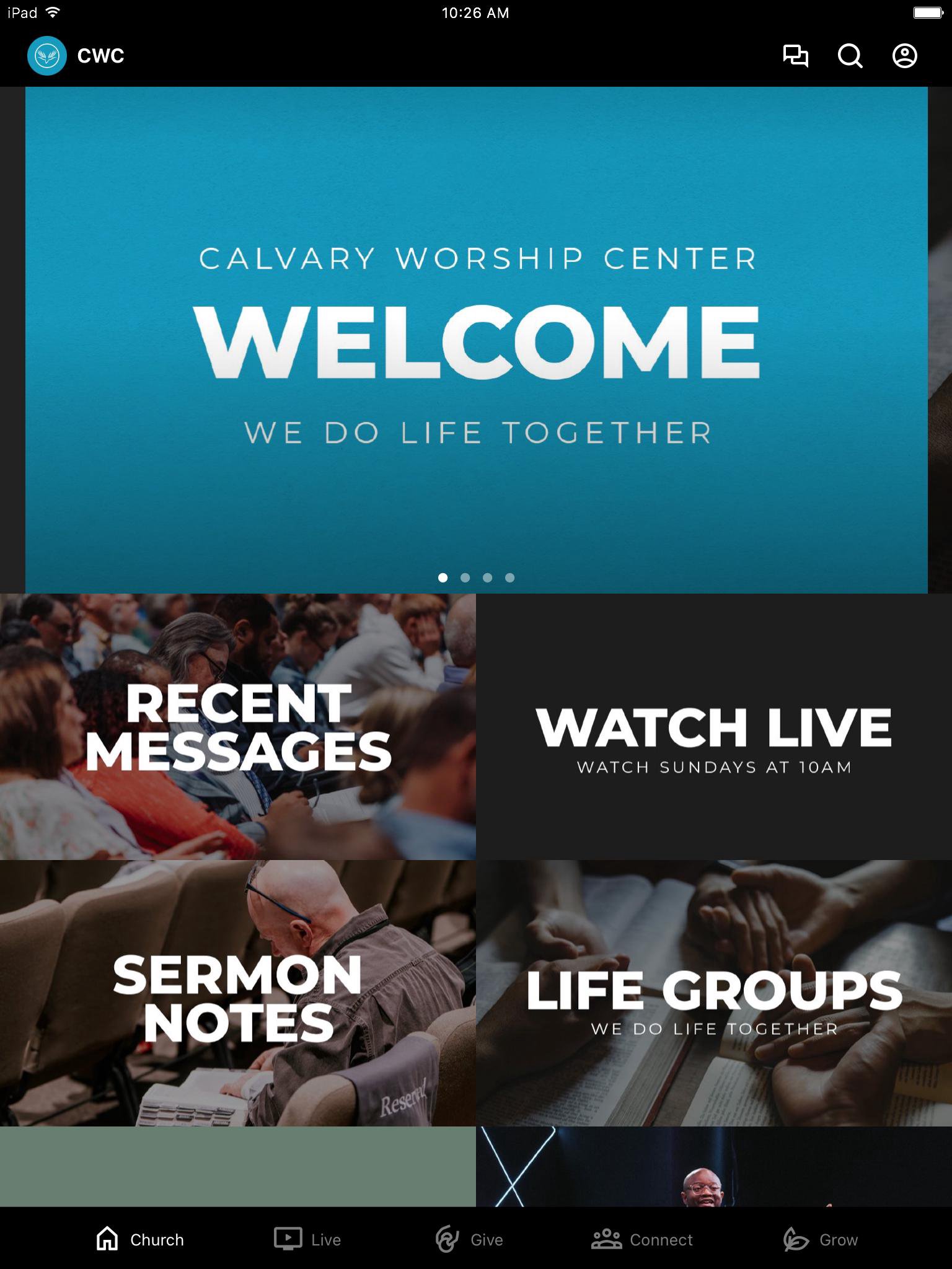 CWC App - Calvary Worship Center