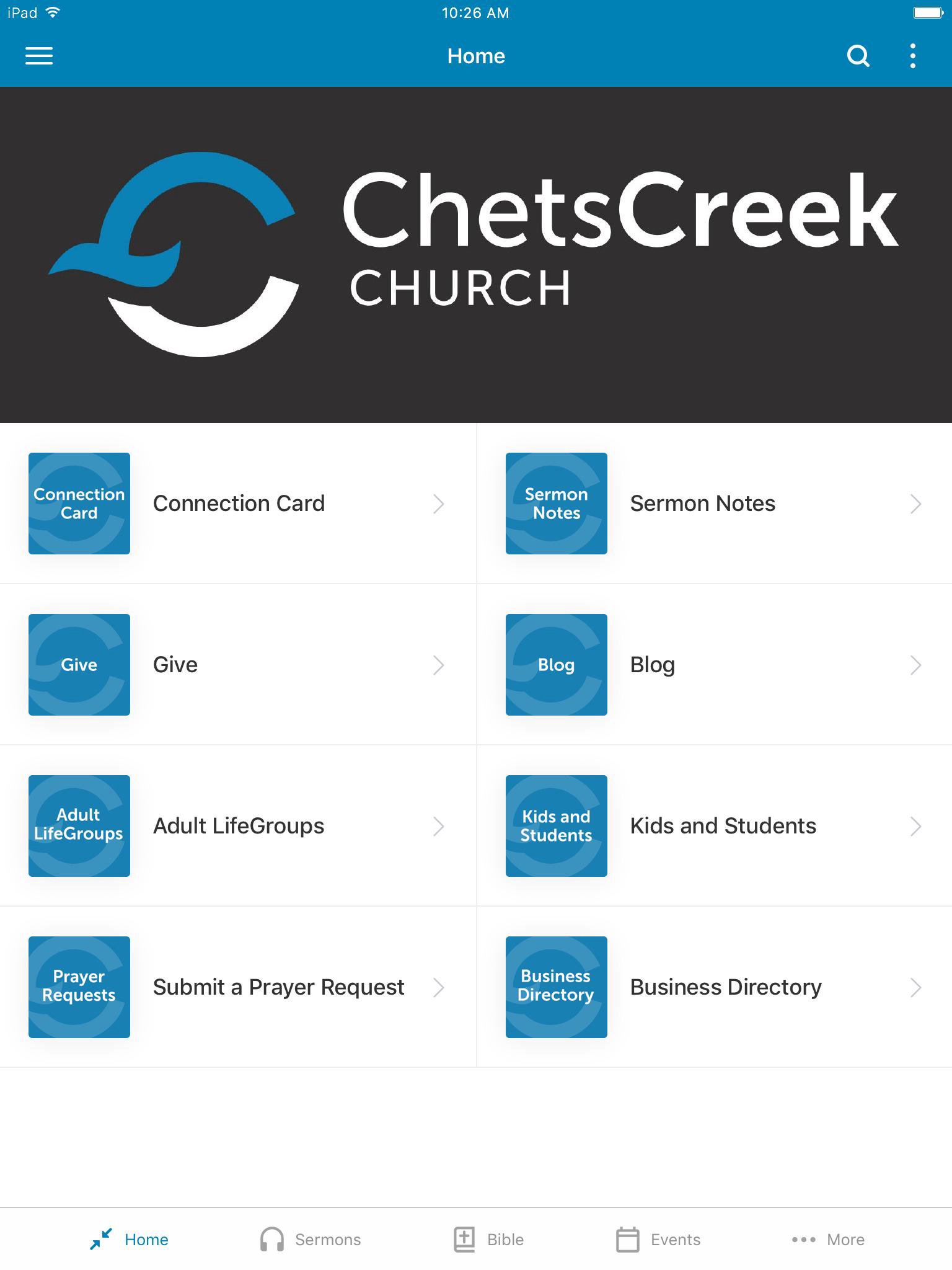 App Chets Creek Church