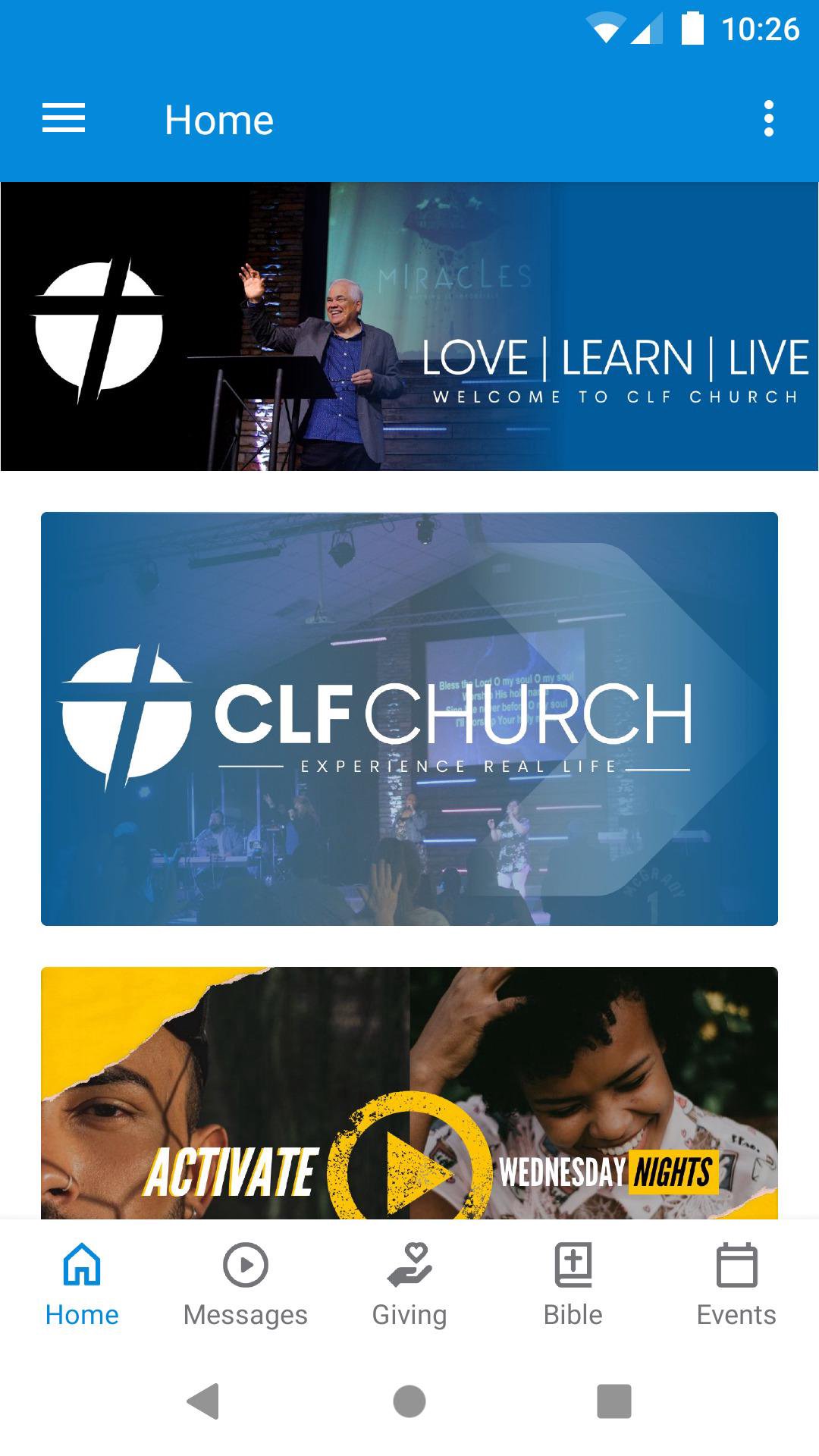 App - Clf Church