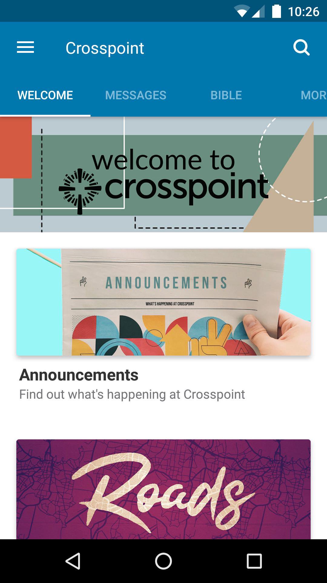 App - Crosspoint Church